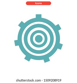 vortex icon isolated sign symbol vector illustration - High quality colored vector icons
