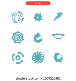 vortex icon isolated sign symbol vector illustration - Collection of high quality colored vector icons
