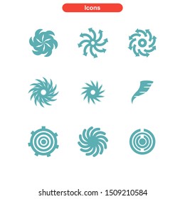vortex icon isolated sign symbol vector illustration - Collection of high quality colored vector icons
