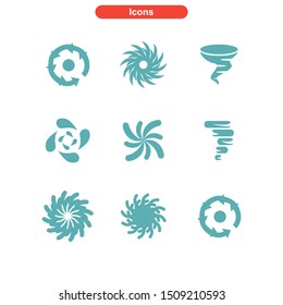 vortex icon isolated sign symbol vector illustration - Collection of high quality colored vector icons
