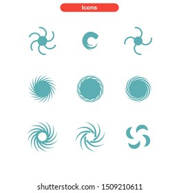 vortex icon isolated sign symbol vector illustration - Collection of high quality colored vector icons
