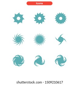 vortex icon isolated sign symbol vector illustration - Collection of high quality colored vector icons
