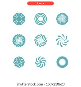 vortex icon isolated sign symbol vector illustration - Collection of high quality colored vector icons
