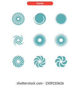 vortex icon isolated sign symbol vector illustration - Collection of high quality colored vector icons
