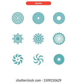 vortex icon isolated sign symbol vector illustration - Collection of high quality colored vector icons

