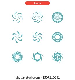 vortex icon isolated sign symbol vector illustration - Collection of high quality colored vector icons
