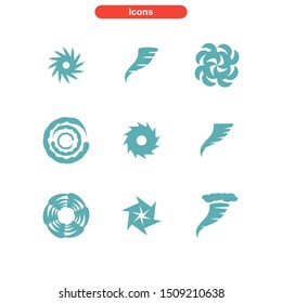 vortex icon isolated sign symbol vector illustration - Collection of high quality colored vector icons
