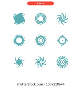 vortex icon isolated sign symbol vector illustration - Collection of high quality colored vector icons
