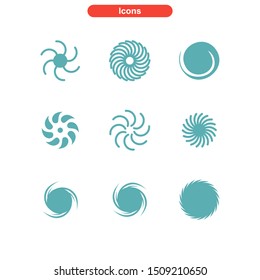 vortex icon isolated sign symbol vector illustration - Collection of high quality colored vector icons
