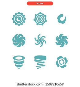 vortex icon isolated sign symbol vector illustration - Collection of high quality colored vector icons
