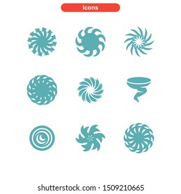 vortex icon isolated sign symbol vector illustration - Collection of high quality colored vector icons
