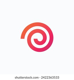 Vortex icon logo vector design template