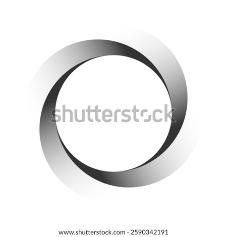 vortex icon symbol vector illustration of a circle gradient color on white background