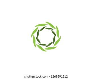 Vortex leaf icon business