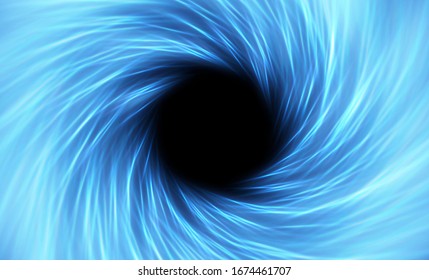 Vortex, light shapes. Vector abstract background