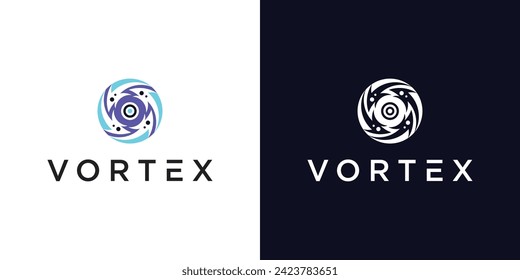 Vortex Logo design Vector Art, Icons, and Graphics| premium vector