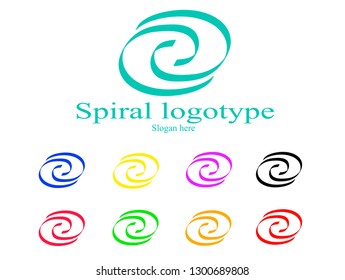 Vortex logo symbol icon illustration vector company - Vector