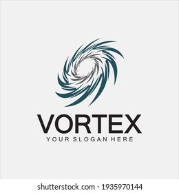 Vortex logo symbol icon illustration design vector.Tornado, vortex, hurricane logo design elements