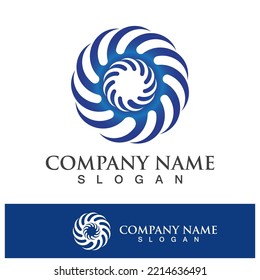 Vortex logo symbol icon illustration design vector