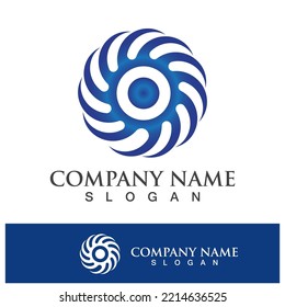 Vortex logo symbol icon illustration design vector
