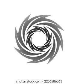Símbolo de logotipo Vortex icono ilustración de diseño vector