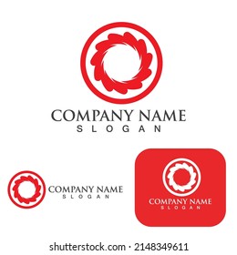 Vortex logo vector illustration icon