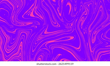 Vortex Marble Background. Deep twisted liquid motion with fiery tones and dramatic contrast. 1920x1080 ratio. Vector illustration