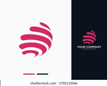 Vortex Modern  Logo Design Template Vector