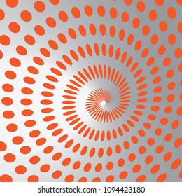 Vortex Shape Background. Simple 3D circle cone style graphic design Template or Background. Can be used as background for Presentation,information banner or mobile background. Vector EPS10