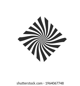 Vorlage für Vektorgrafik-Vektorgrafik-Design von Wirbeln und Spiralsymbol