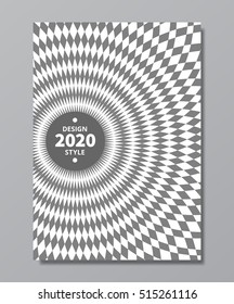 vortex, swirl, rotary vector  background. poster design in retro trendy style