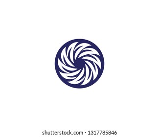 Vortex symbol logo vector