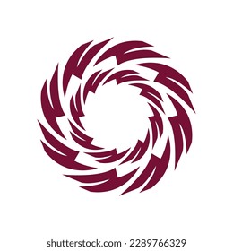 vortex symbol vector illustrator abstract icon logo template design, vortex logo