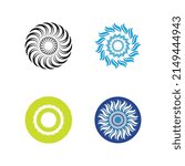 vortex vector illustration icon Logo Template design