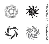 vortex vector illustration icon logo template design