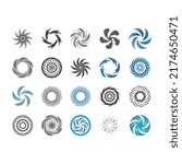vortex vector illustration icon logo template design
