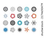 vortex vector illustration icon logo template design