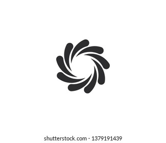 Vortex vector illustration icon Logo Template design