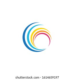 vortex vector illustration icon Logo Template design