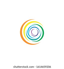 vortex vector illustration icon Logo Template design