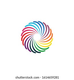 vortex vector illustration icon Logo Template design
