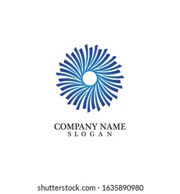 vortex vector illustration icon Logo Template design