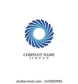 vortex vector illustration icon Logo Template design