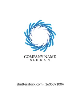 vortex vector illustration icon Logo Template design