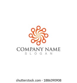 vortex vector illustration icon Logo Template design