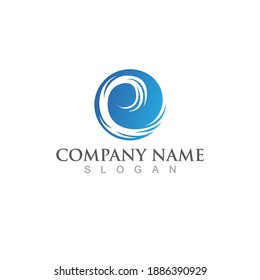 vortex vector illustration icon Logo Template design