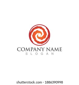 vortex vector illustration icon Logo Template design