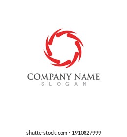 vortex vector illustration icon Logo Template design