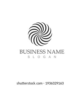 vortex vector illustration icon Logo Template design