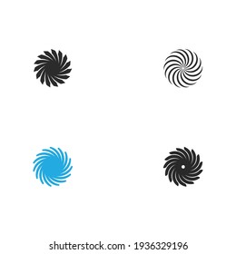 vortex vector illustration icon Logo Template design